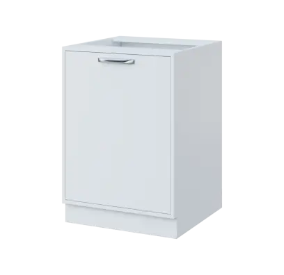 QS - 6D spodní skříňka, 1-dveřová, levá, 900x600x600, bílá